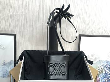 Celine Box Triomphe Black Bag