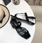  YSL patent sandals 01 - 1