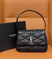 YSL LE 57 Black Lambskin Shoulder Bag - 1