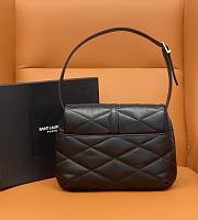 YSL LE 57 Black Lambskin Shoulder Bag - 3