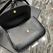 YSL Charlie black leather bag - 6