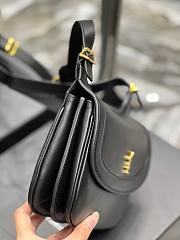 YSL Charlie black leather bag - 4