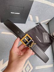 YSL smooth leather belt - 1