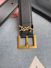 YSL smooth leather belt - 6