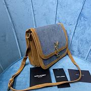 YSL Solfeino denim shoulder bag - 6