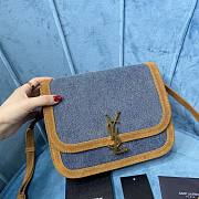 YSL Solfeino denim shoulder bag - 3