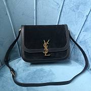 YSL Solfeino black suede shoulder bag - 1