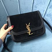 YSL Solfeino black suede shoulder bag - 6