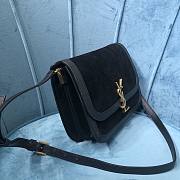 YSL Solfeino black suede shoulder bag - 5