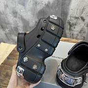 Balenciaga Hardcrocs sandal in black rubber - 4