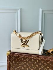 Louis Vuitton Twist MM White Handbag - 1