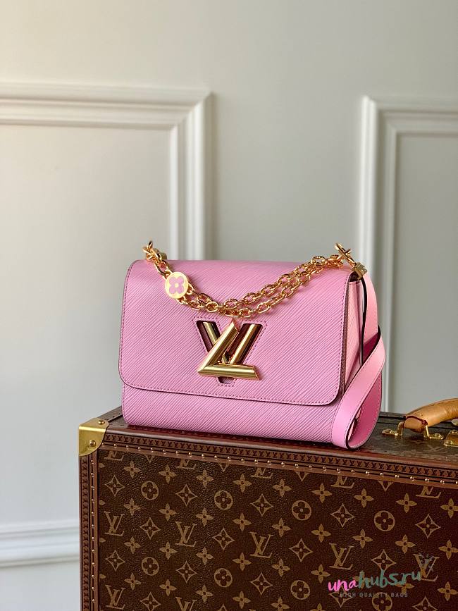 Louis Vuitton Twist MM Pink Handbag - 1