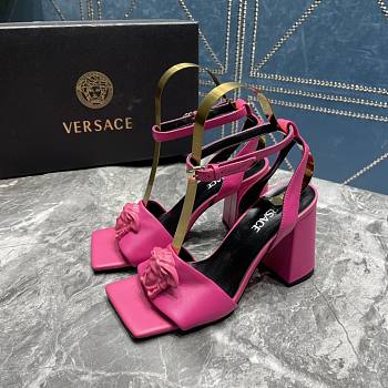 Versace La Medusa Pink heels