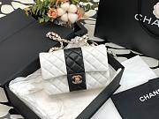 Chanel 22C flap white bag 20cm - 3