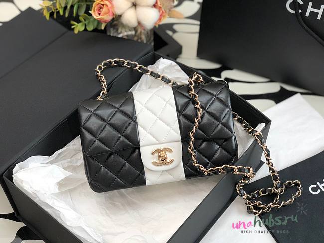Chanel 22C flap black bag 20cm - 1