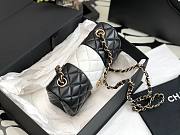 Chanel 22C flap black bag 20cm - 3