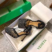 Bottega Veneta Embellished Ankle Strap Black Heel - 6