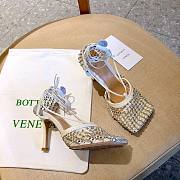 Bottega Veneta Embellished Ankle Strap White Heel - 2