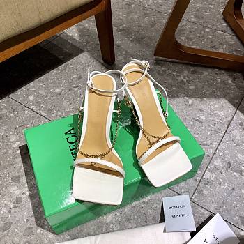 Bottega Veneta white heels