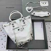 Balenciaga white medium bucket - 1