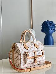 Louis Vuitton Speedy Bandoulière 25 white pocket bag - 3