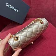 Chanel flapbag gold lambskin bag 20cm - 3