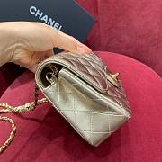 Chanel flapbag gold lambskin bag 20cm - 4