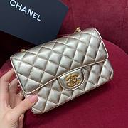 Chanel flapbag gold lambskin bag 20cm - 5