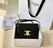 Celine Teen Besace Triomphe black bag - 1