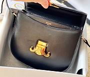 Celine Teen Besace Triomphe black bag - 2