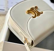 Celine Teen Besace Triomphe white bag - 3