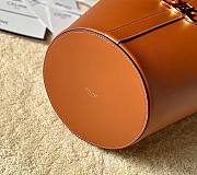 Celine Bucket Triomphe Tan Bag  - 3