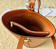 Celine Bucket Triomphe Tan Bag  - 4