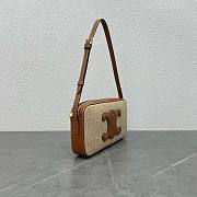 Celine Camera raffia shoulder bag - 5