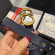 Dior CD blue 2cm belt - 2