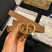 Dior CD brown 2cm belt - 6