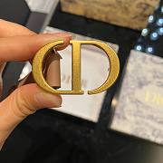 Dior CD brown 2cm belt - 2