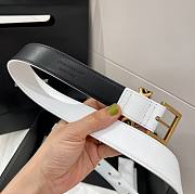 YSL white belt 3cm - 5