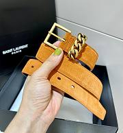 YSL suede belt 3cm - 4