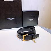 YSL logo black belt 2cm - 6