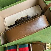 Gucci Horsebit 1955 mini brown gg bag - 2