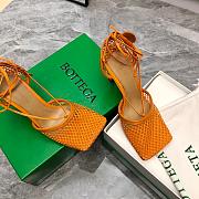 Bottega veneta orange fishnet heel - 2