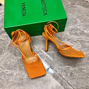 Bottega veneta orange fishnet heel - 5