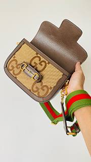 Gucci Horsebit mini GG jumbo bag - 5