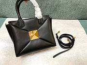 Valentino Garavani One Stud Black Leather Bag - 5