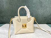 Valentino Garavani One Stud White Leather Bag - 1