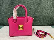 Valentino Garavani One Stud Pink Leather Bag - 1