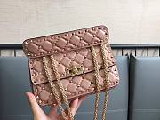 Valentino Garavani Rockstud Spike Beige Bag  - 1