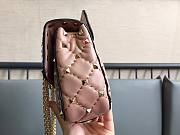 Valentino Garavani Rockstud Spike Beige Bag  - 6