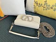 Valentino Loco small Jewel logo white shoulder bag - 5